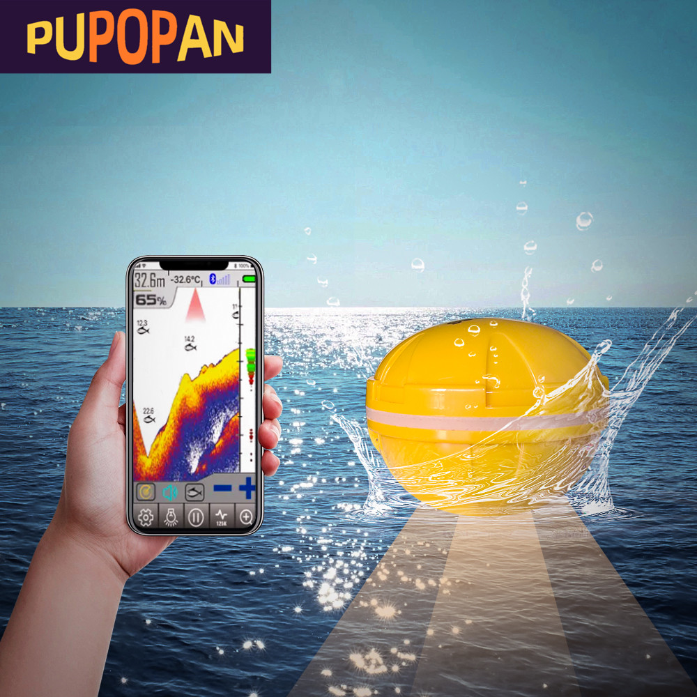 PUPOPAN 100 м новый смартфон э – обзор и цена Fish Finder Transducer